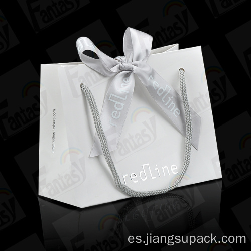 Bolsas de papel de Kraft Cosmetic con su propio logo.